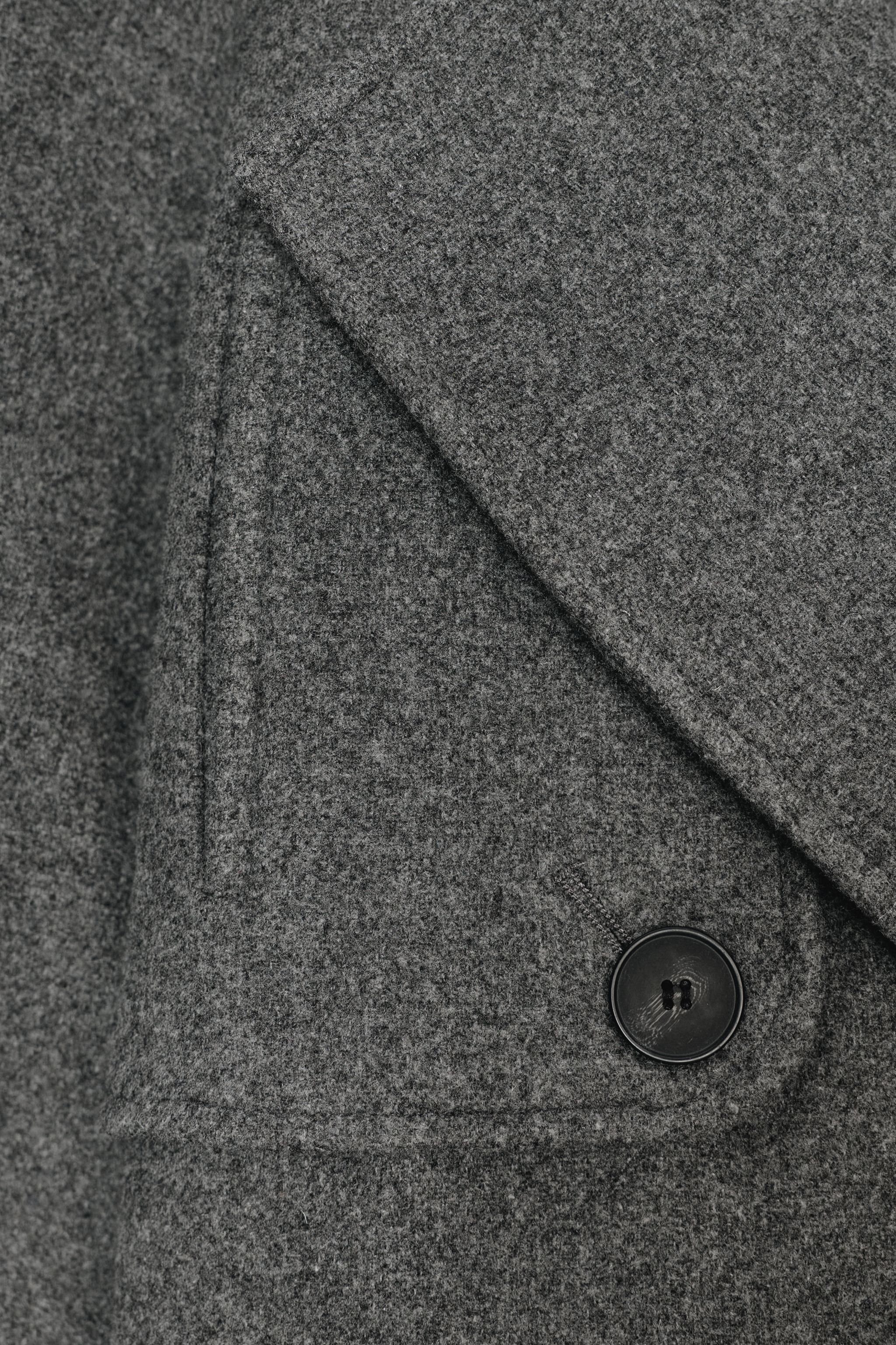 DOUBLE-BREASTED BELTED COAT WITH LOOPS