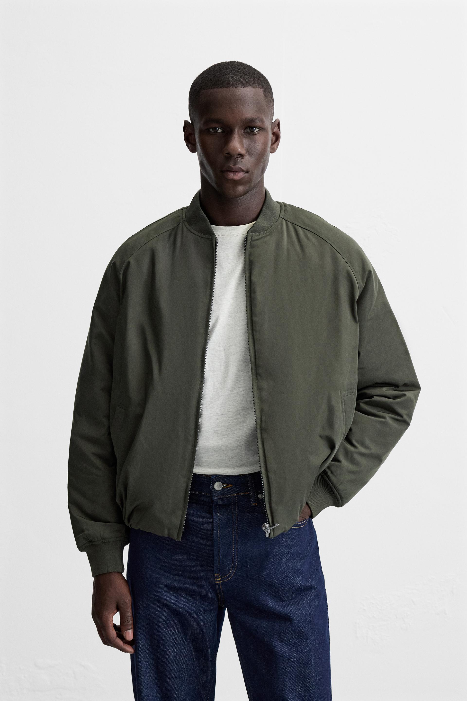 Men s Bomber and Casual Jackets ZARA Canada