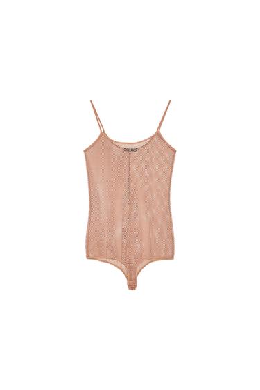 MESH STRAPPY BODYSUIT