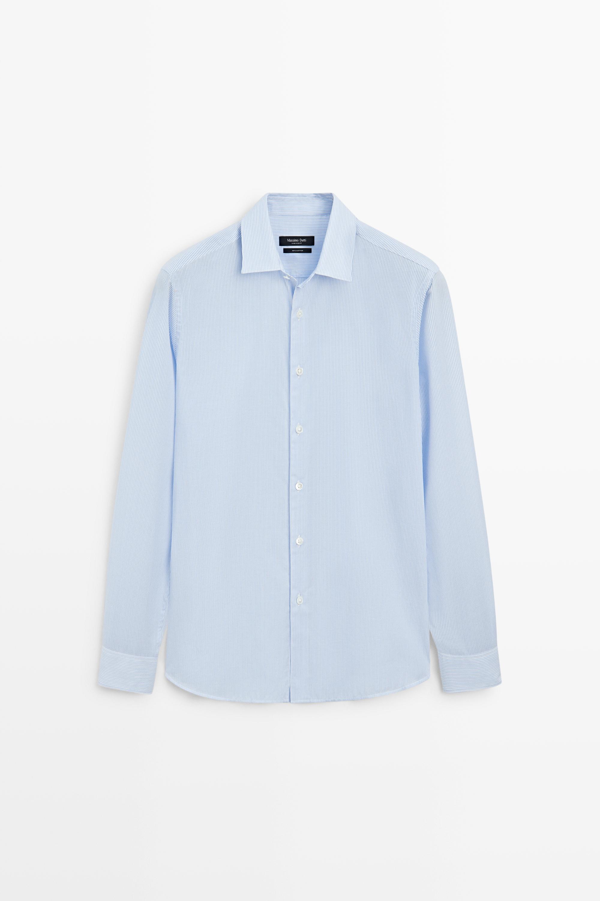 Striped regular fit shirt