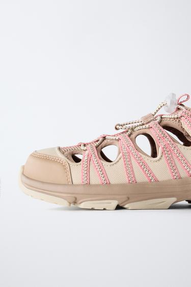 BASKETS À OUVERTURES - Rose de Zara - Image 3