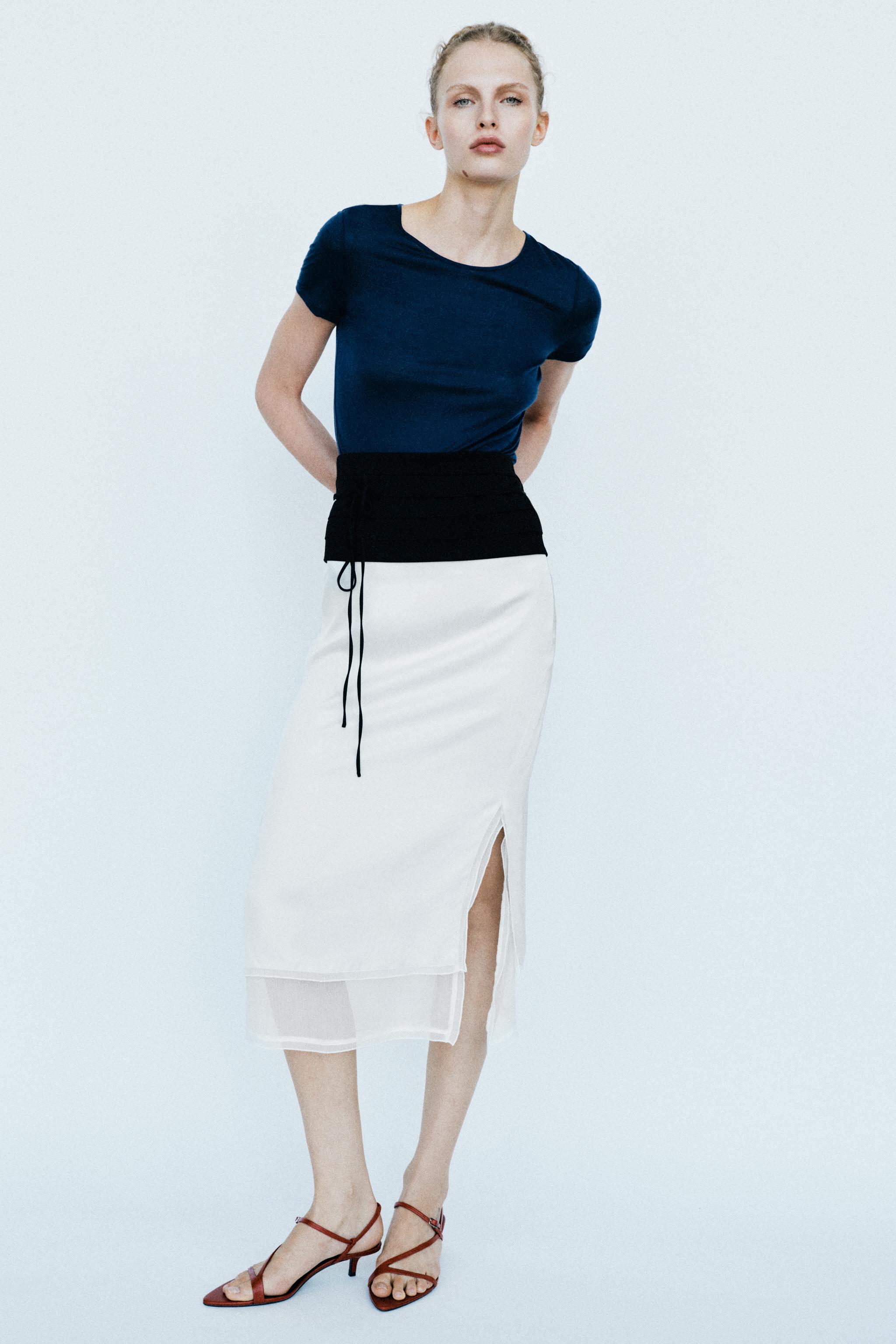 WOOL BLEND SOLID T-SHIRT