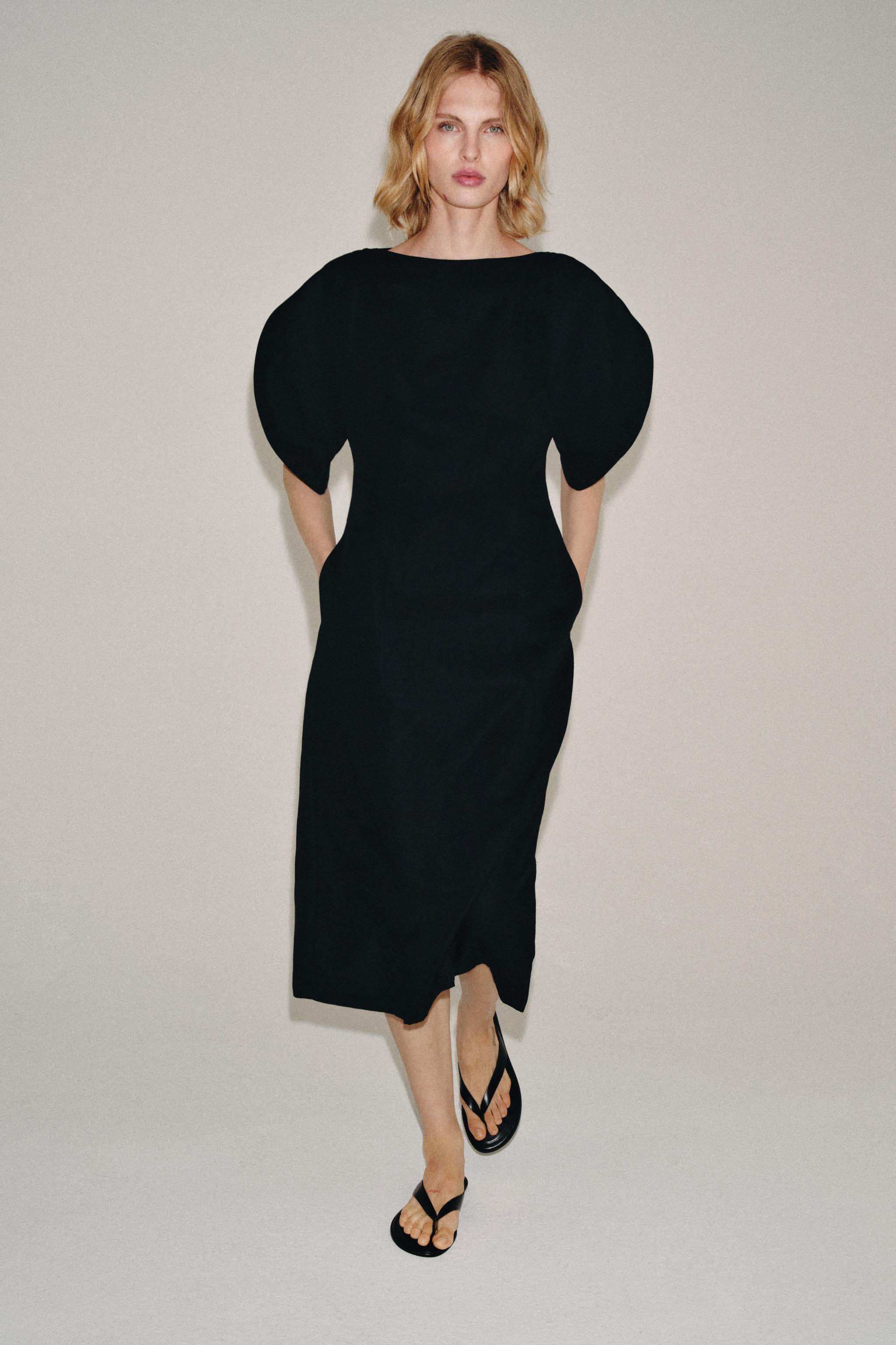 Женские платья Zara ZW COLLECTION MIDI DRESS — фото 2