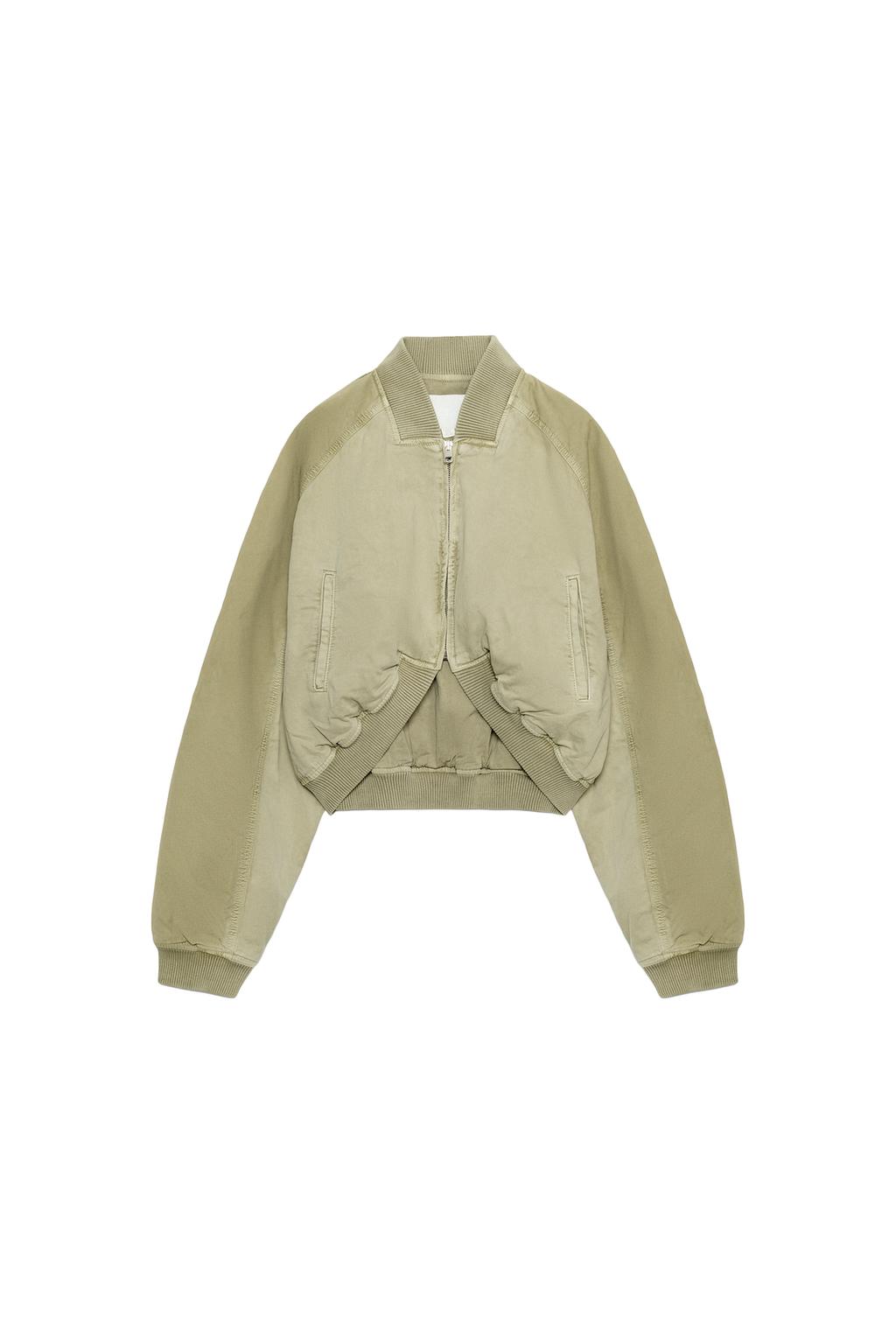 WASHED EFFECT BOMBER JACKET - image 3