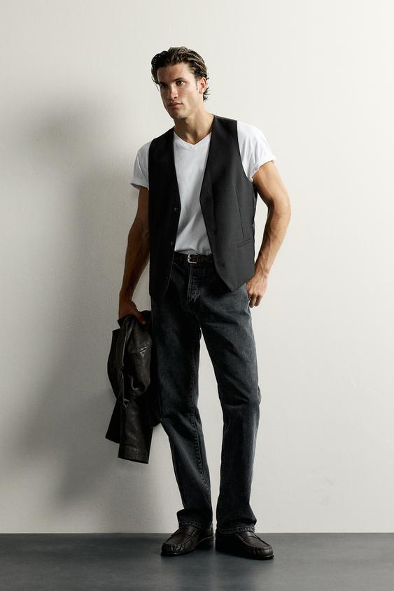 WESTE REGULAR FIT - Schwarz von Zara - Bild 0