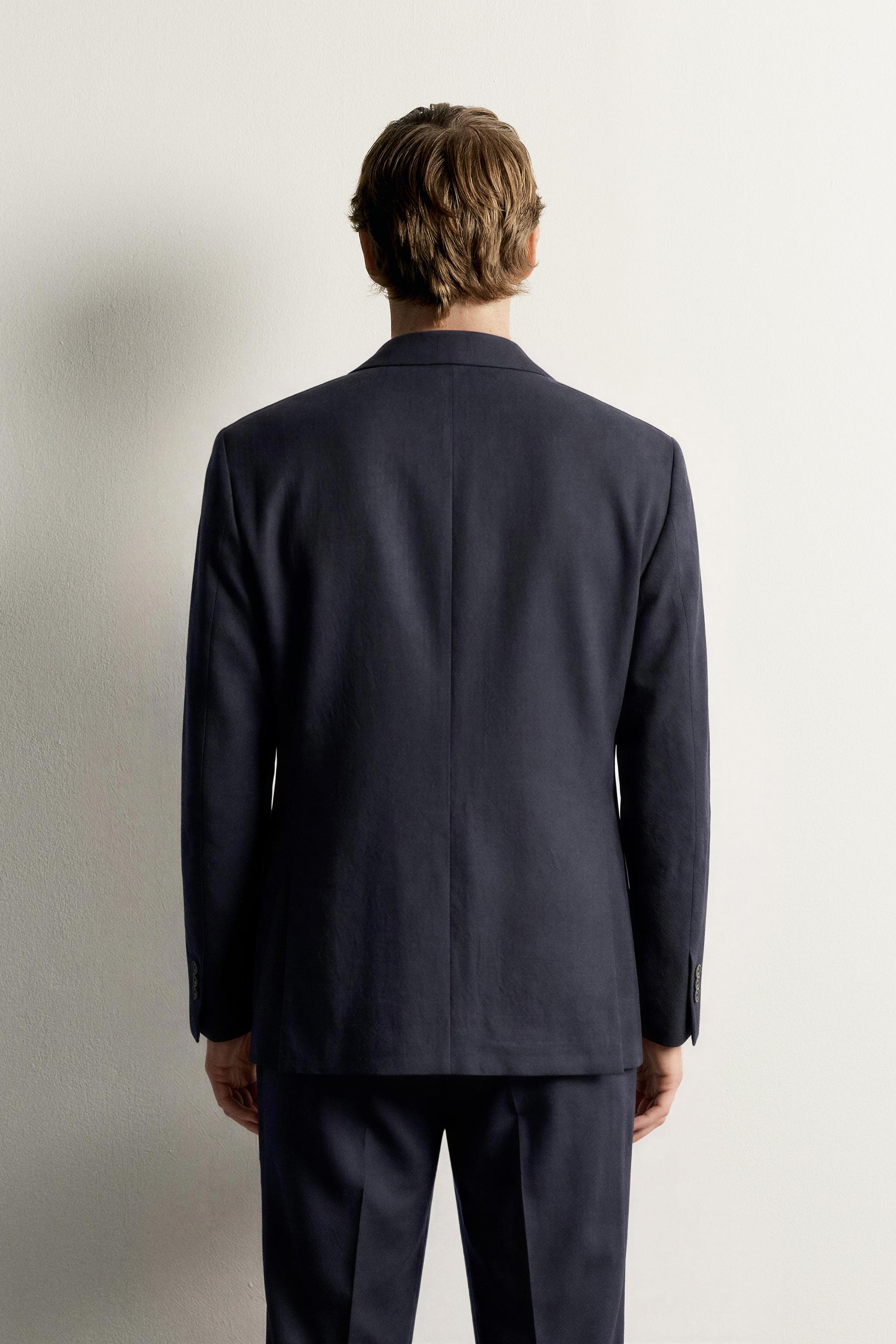 BLAZER DE COSTUME 100 % LAINE AARON LEVINE X ZARA