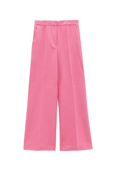 STRAIGHT CROPPED TROUSERS