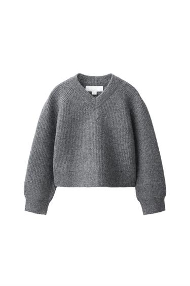 JERSEY PUNTO LISO - Gris antracita de Zara