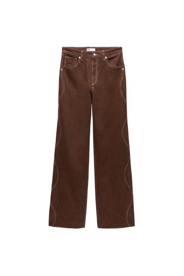 WIDE-LEG FULL LENGTH JEANS