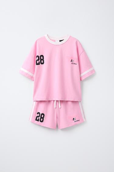 CONJUNTO CAMISETA Y BERMUDA MINNIE MOUSE © DISNEY - Rosa de Zara - Imagen 0