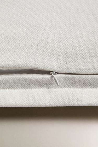 PERCALE CUSHION COVER - White by Zara - Image 3