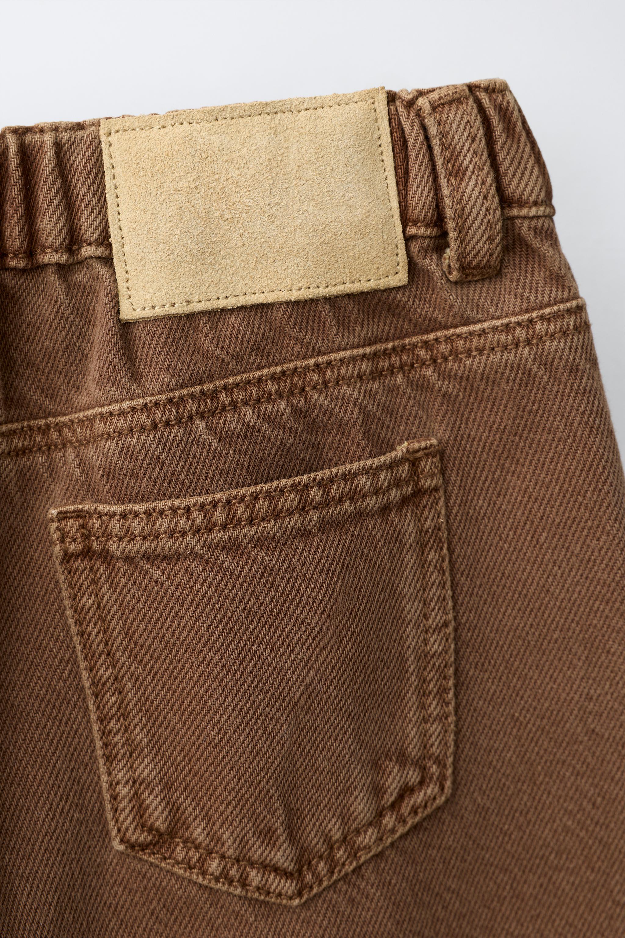 Детские джинсы Zara TAPERED POCKET JEANS — фото 4