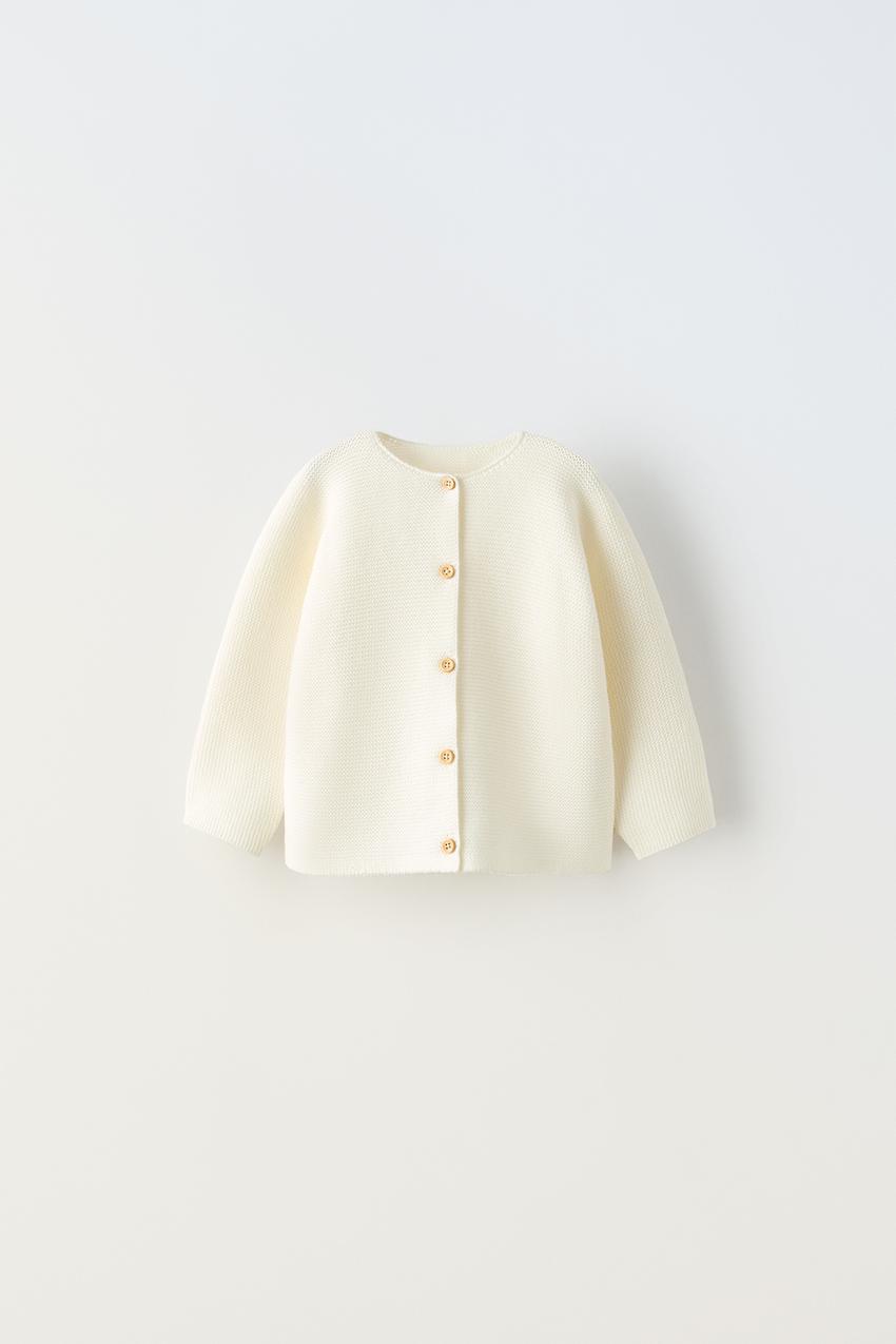 ケーブルニットカーディガン - ホワイト | ZARA Japan / 日本