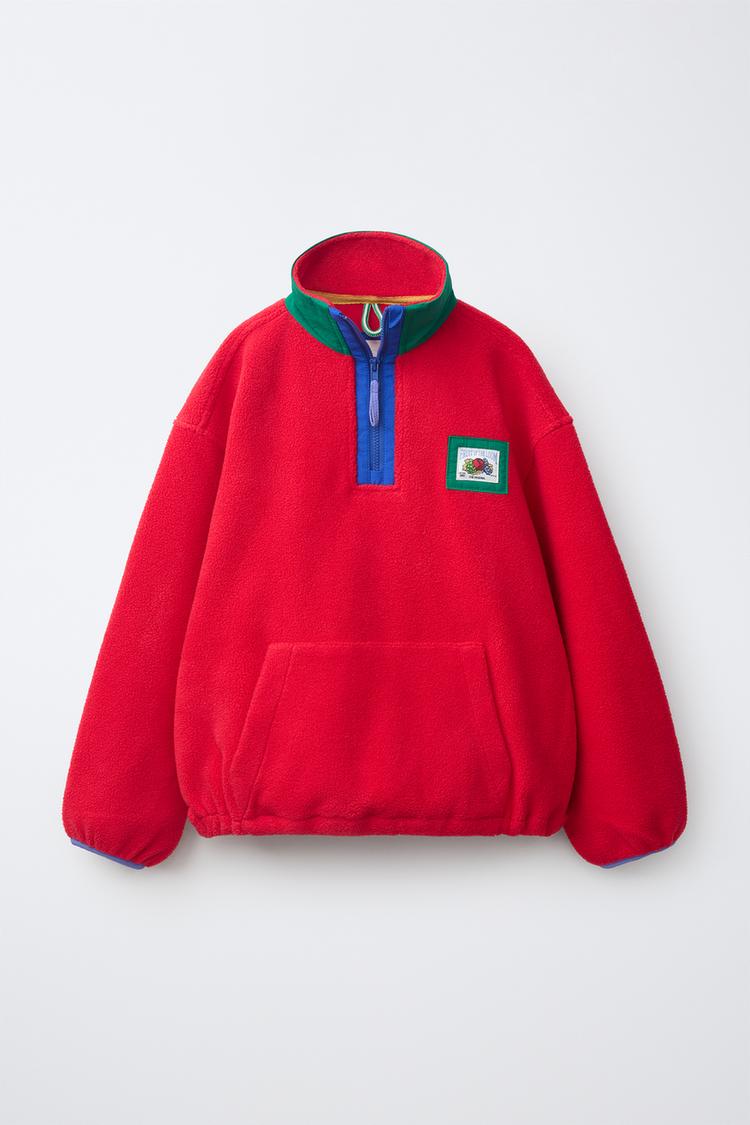 SUDADERA POLAR ETIQUETA FRUIT OF THE LOOM™