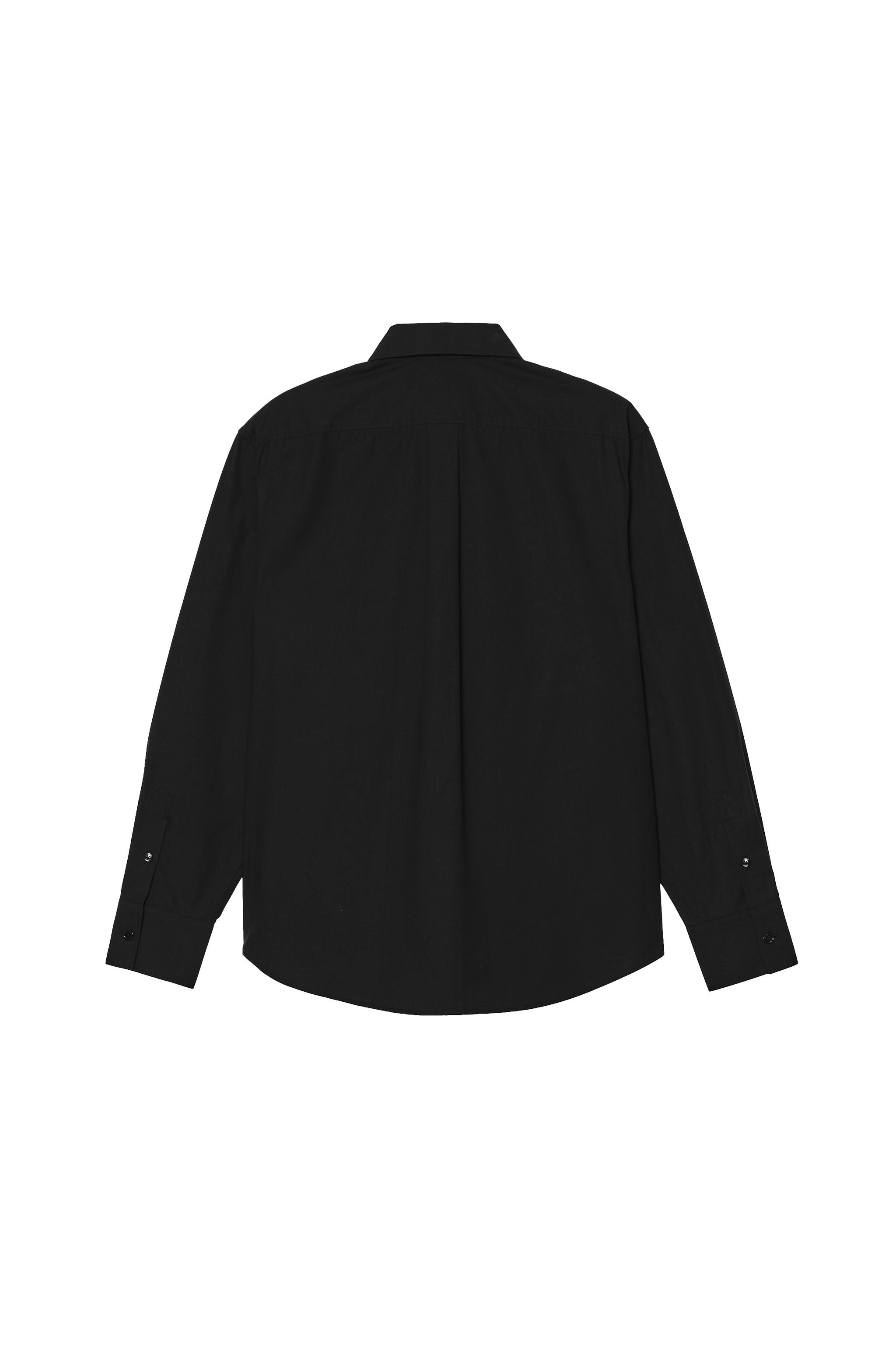 Мужские рубашки Zara RELAXED FIT COTTON POPLIN SHIRT — фото 4