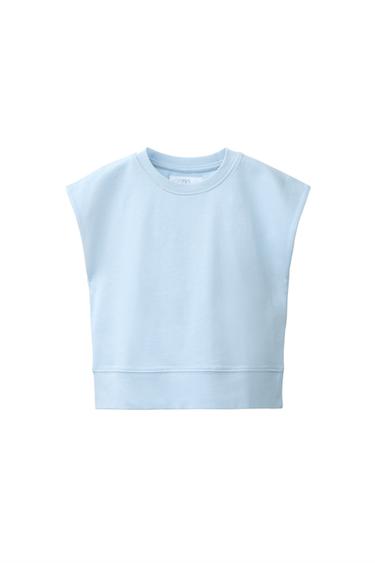 CAMISETA LISA HEAVY WEIGHT - Celeste de Zara