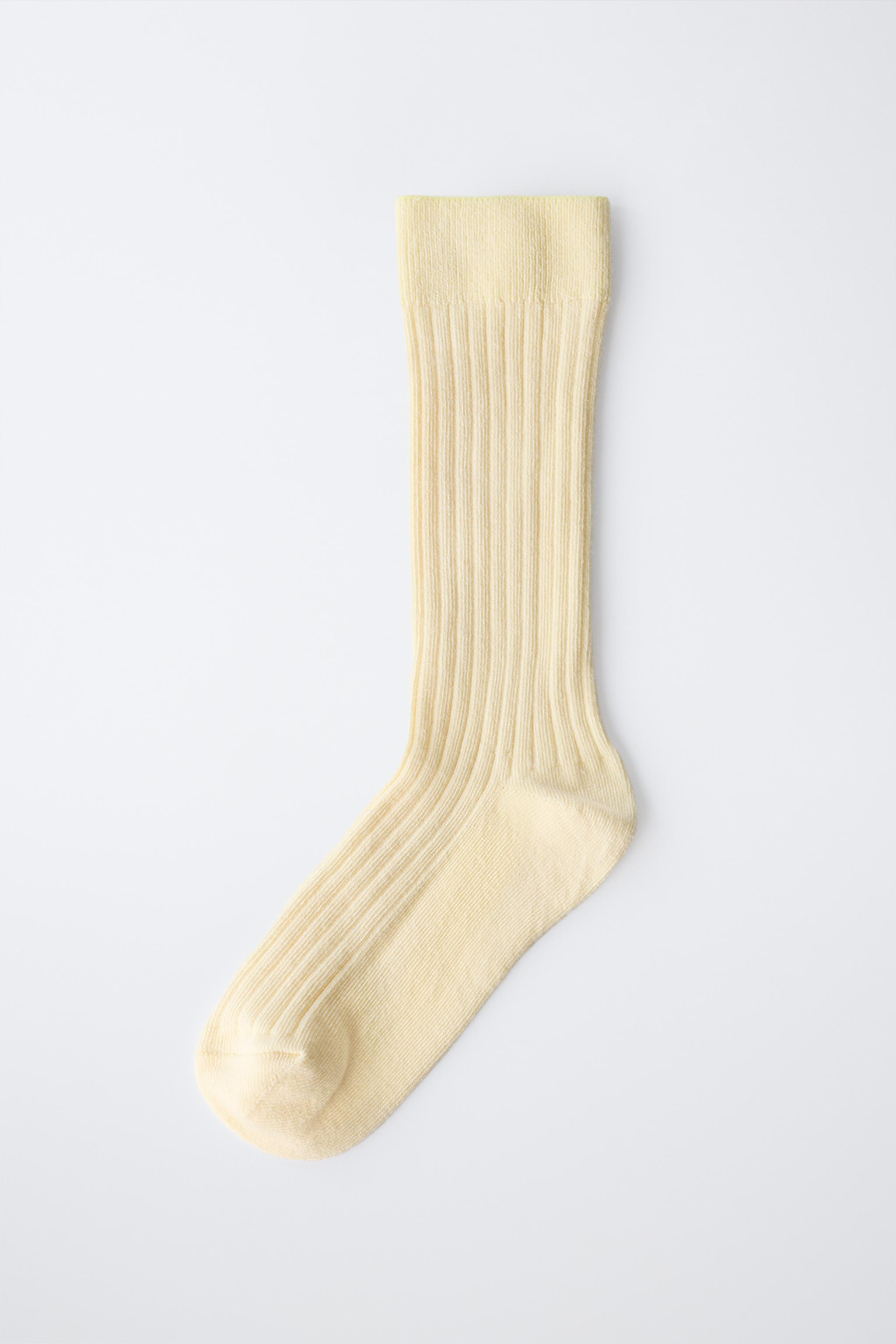 CHAUSSETTES MONTANTES CANNELÉES