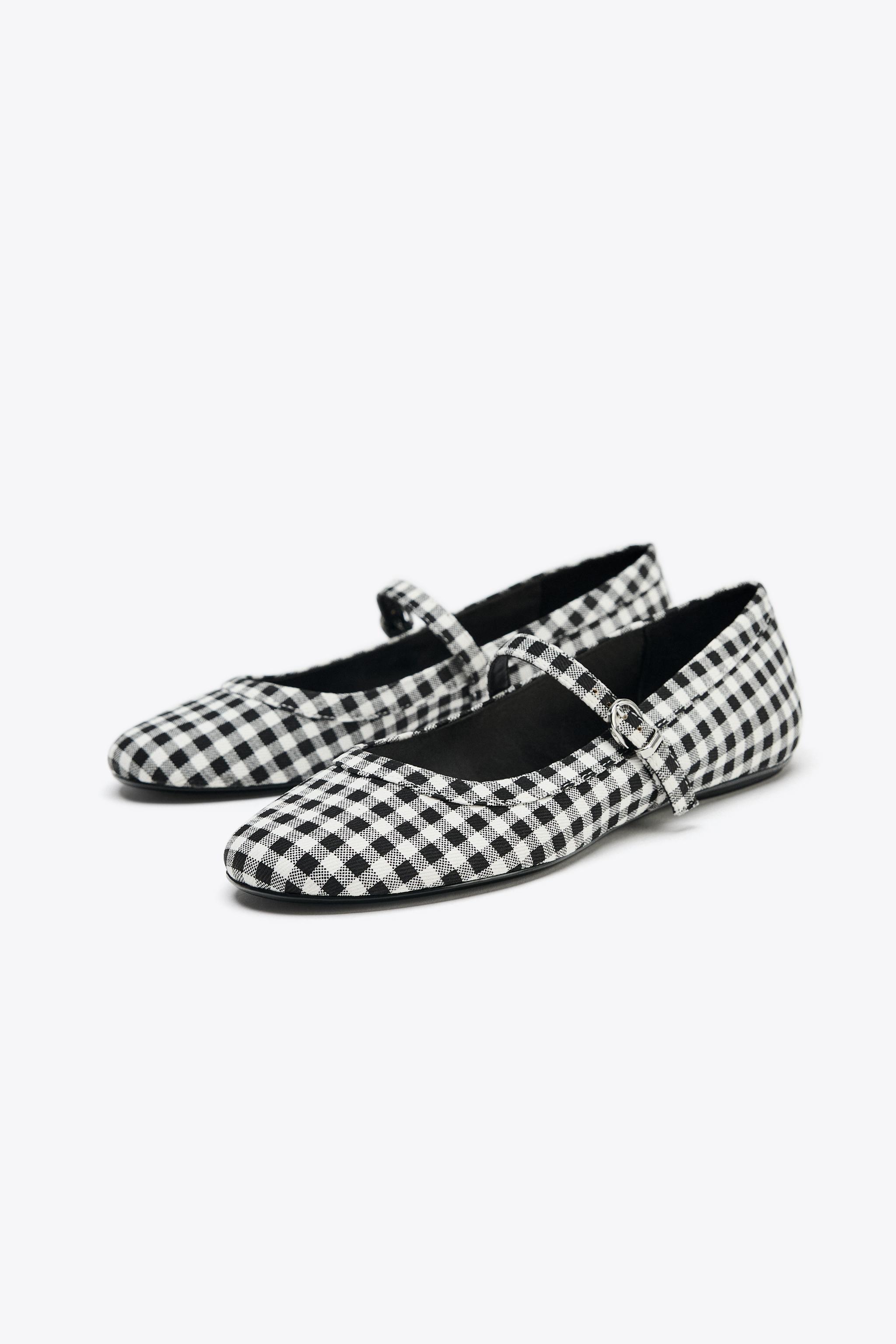 ZARA チェック柄メリージェーン 3604/610 PLAID MARY JANE - Multi-color | ZARA United States