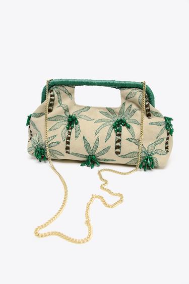 BEADED DETAIL CLUTCH - Ecru by Zara - Image 2
