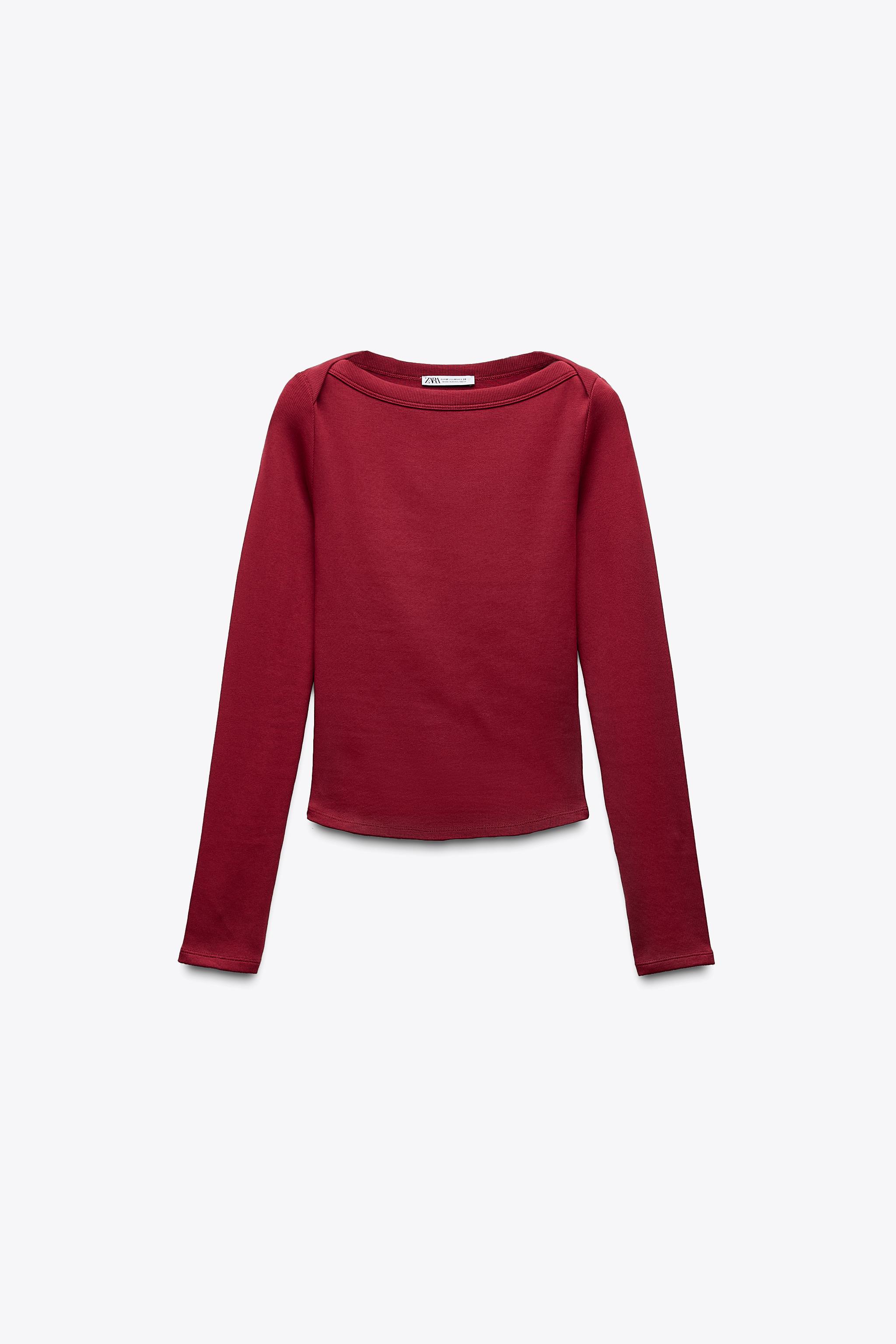 BOATNECK RIB SHIRT - Oyster-white | ZARA United States