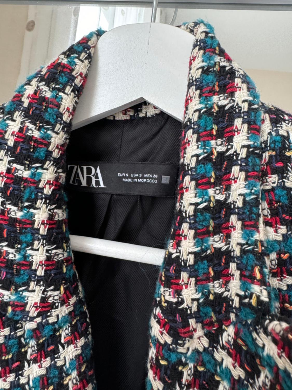 TEXTURED DOUBLE-BREASTED BLAZER - Image 7