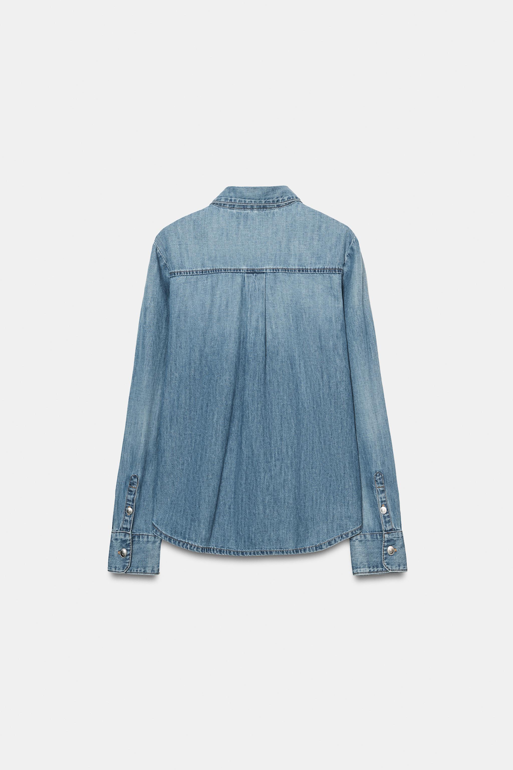 CHEMISE EN DENIM TRF
