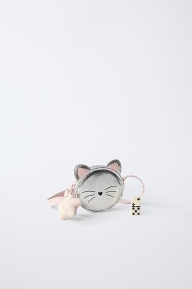 KITTEN CROSSBODY BAG - Silver by Zara - Image 6