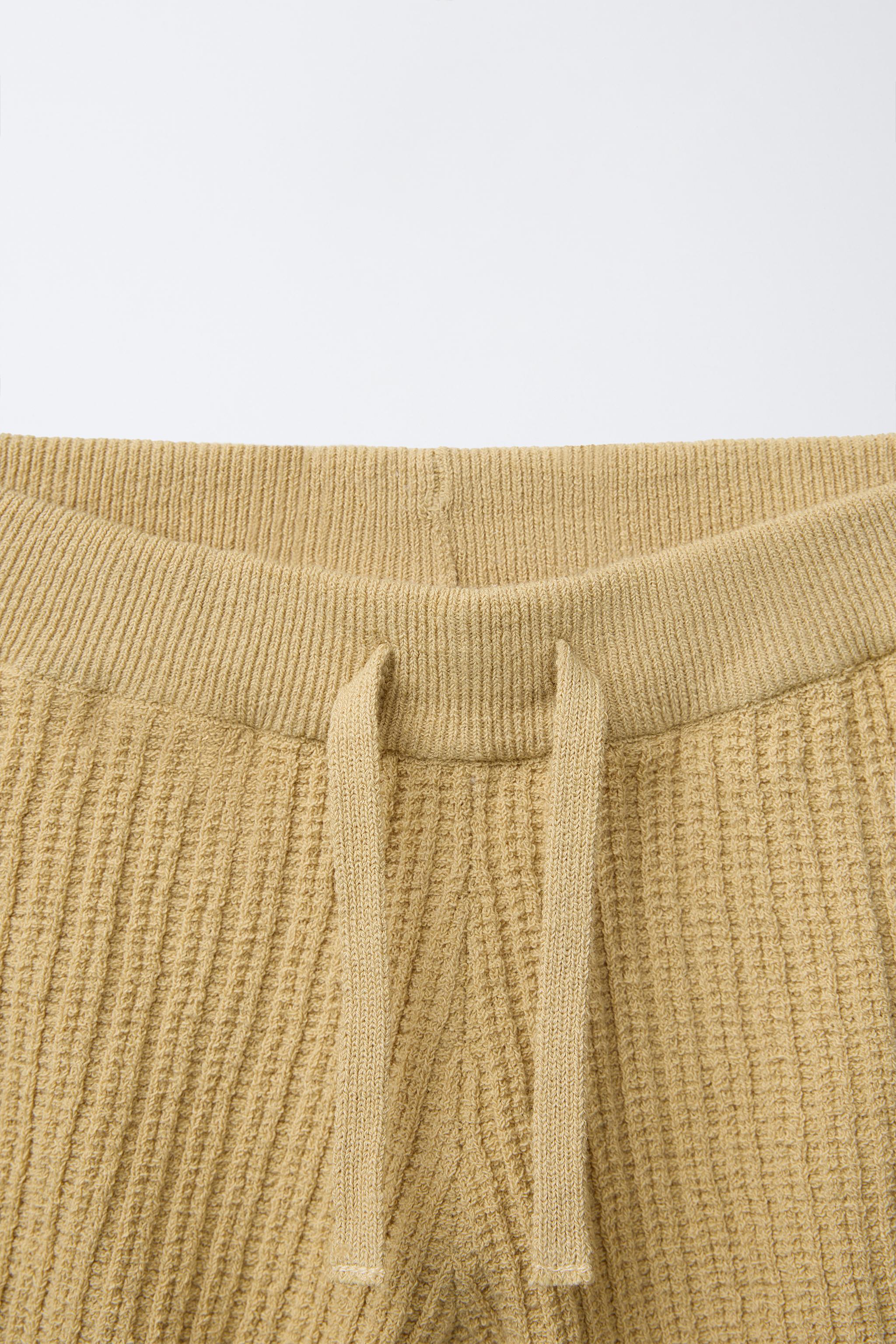 KNIT SHORTS - Ocher | ZARA United States