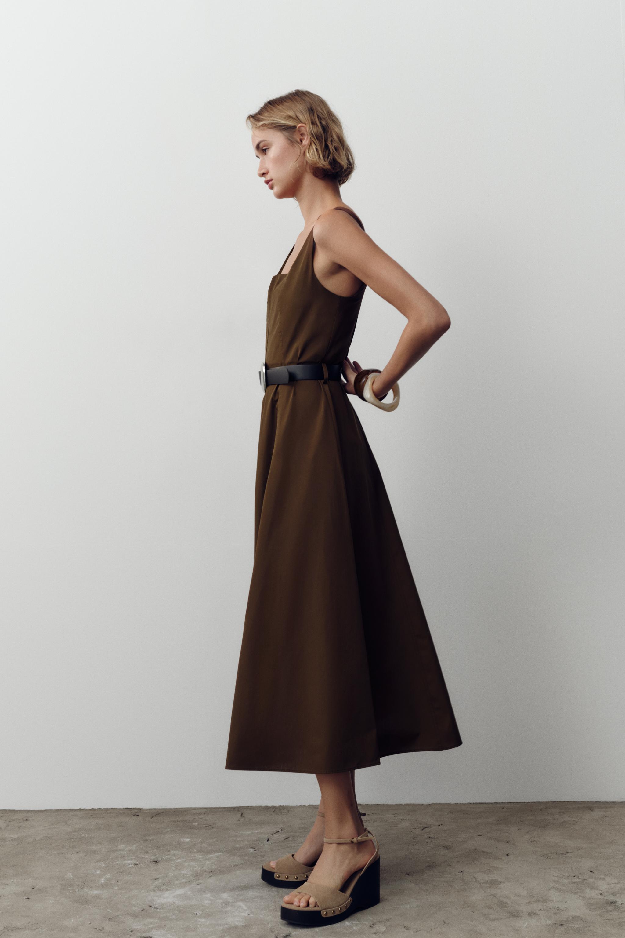 ROBE MI-LONGUE CEINTURE