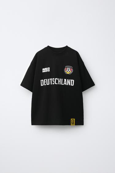 T-SHIRT IMPRIMÉ ALLEMAGNE COUPE DU MONDE FIFA™ 2026 - Noir de Zara - Image 0