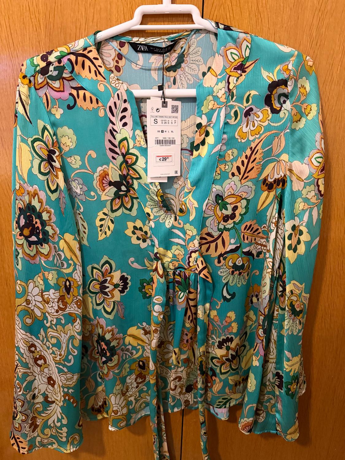 FLORAL PRINT OVERSIZED BLOUSE - Image 2