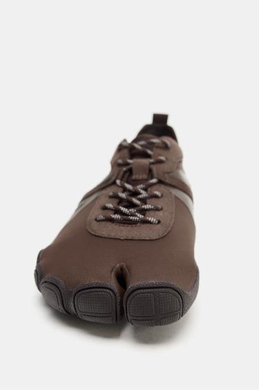 FLAT SPORTS SHOES - Brown by Zara - Image 6