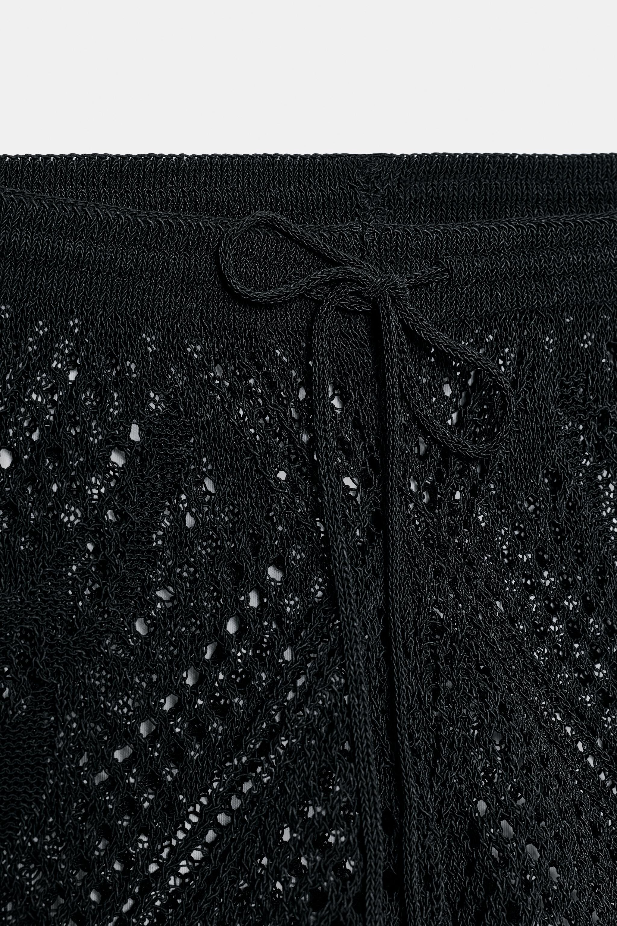 POINTELLE KNIT SHORTS