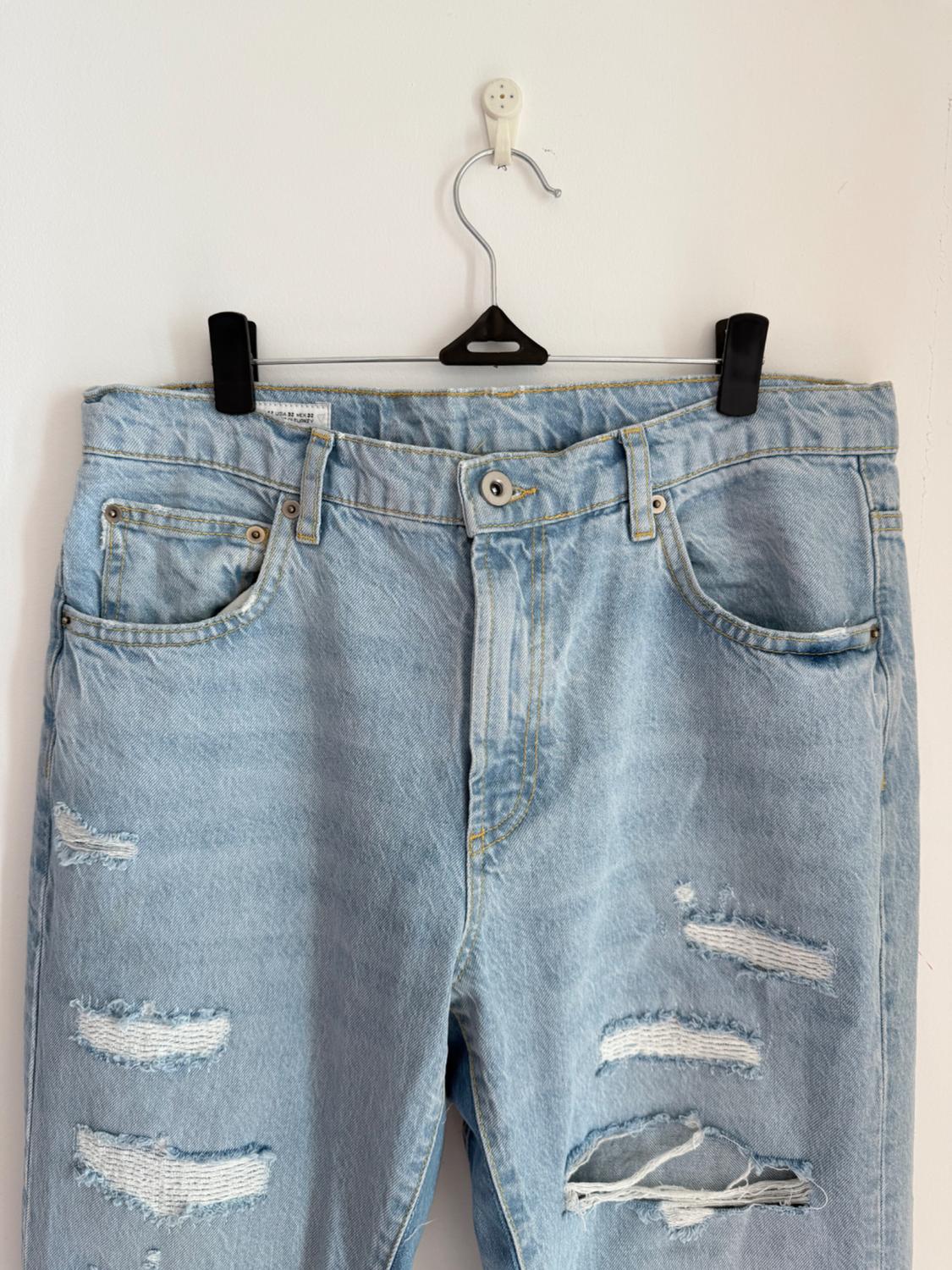 RIPPED PATCHWORK JEANS - Image 4