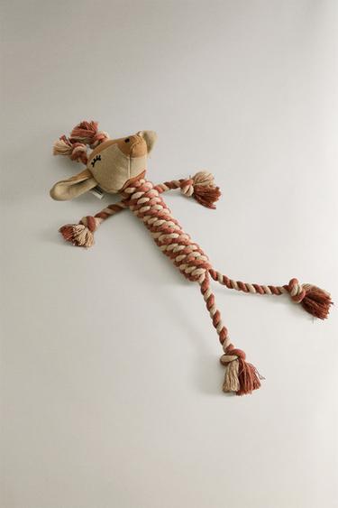 JOUET GIRAFE CORDE ANIMAL DE COMPAGNIE - Beige de Zara - Image 1