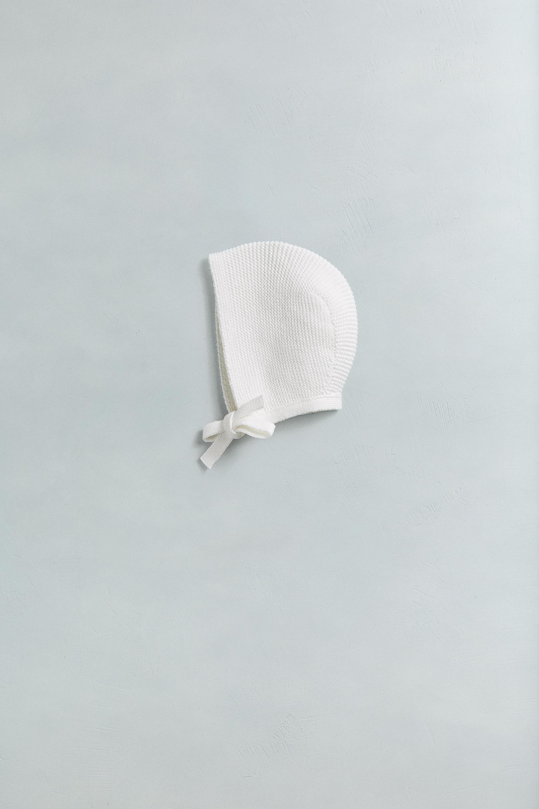 25SS◆AWESOMENEEDS◆Handicraft Knit Bonnet Hat-White AWESOME NEEDS