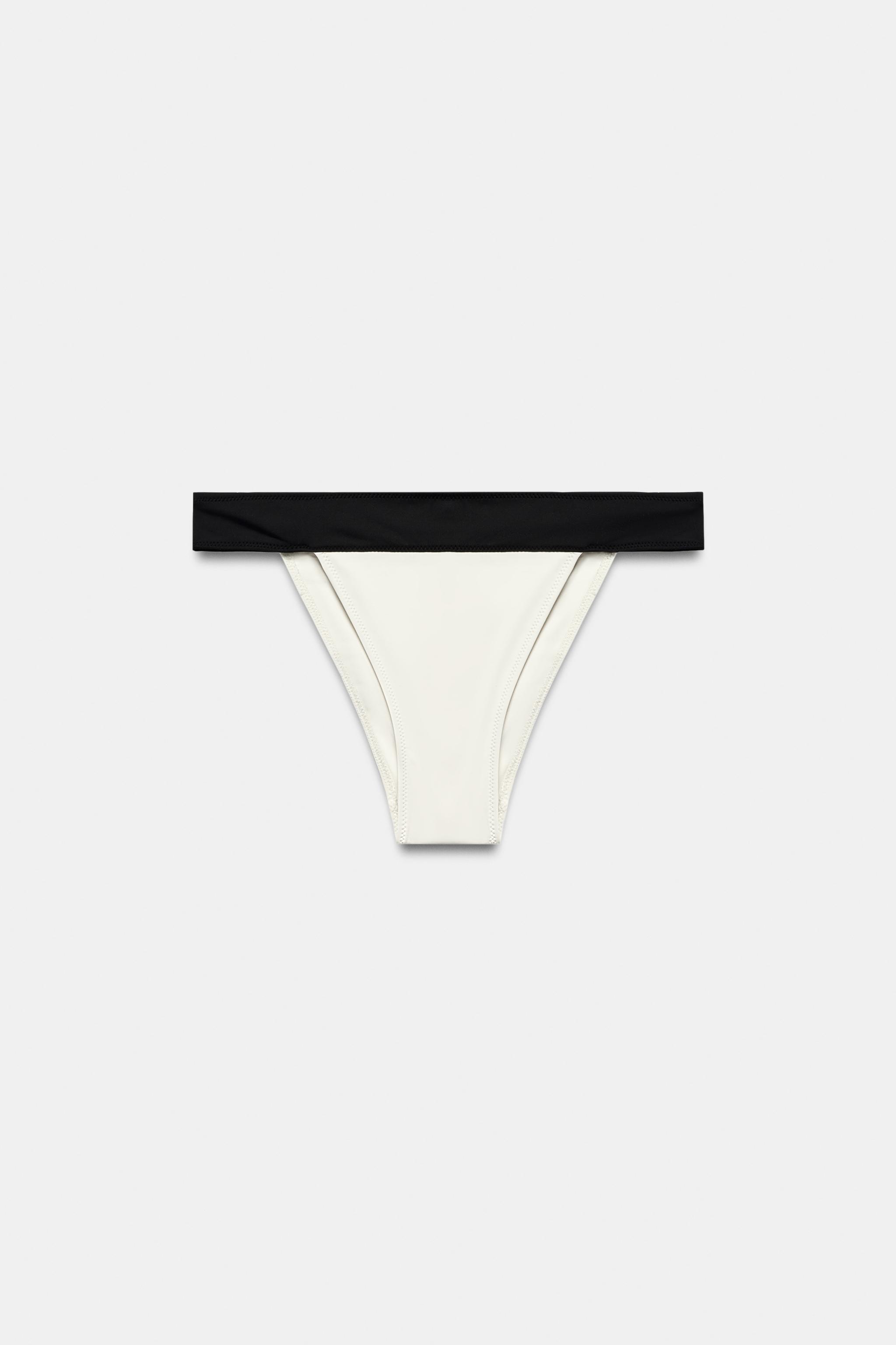 COMBINATION BIKINI BOTTOMS — Ecru
