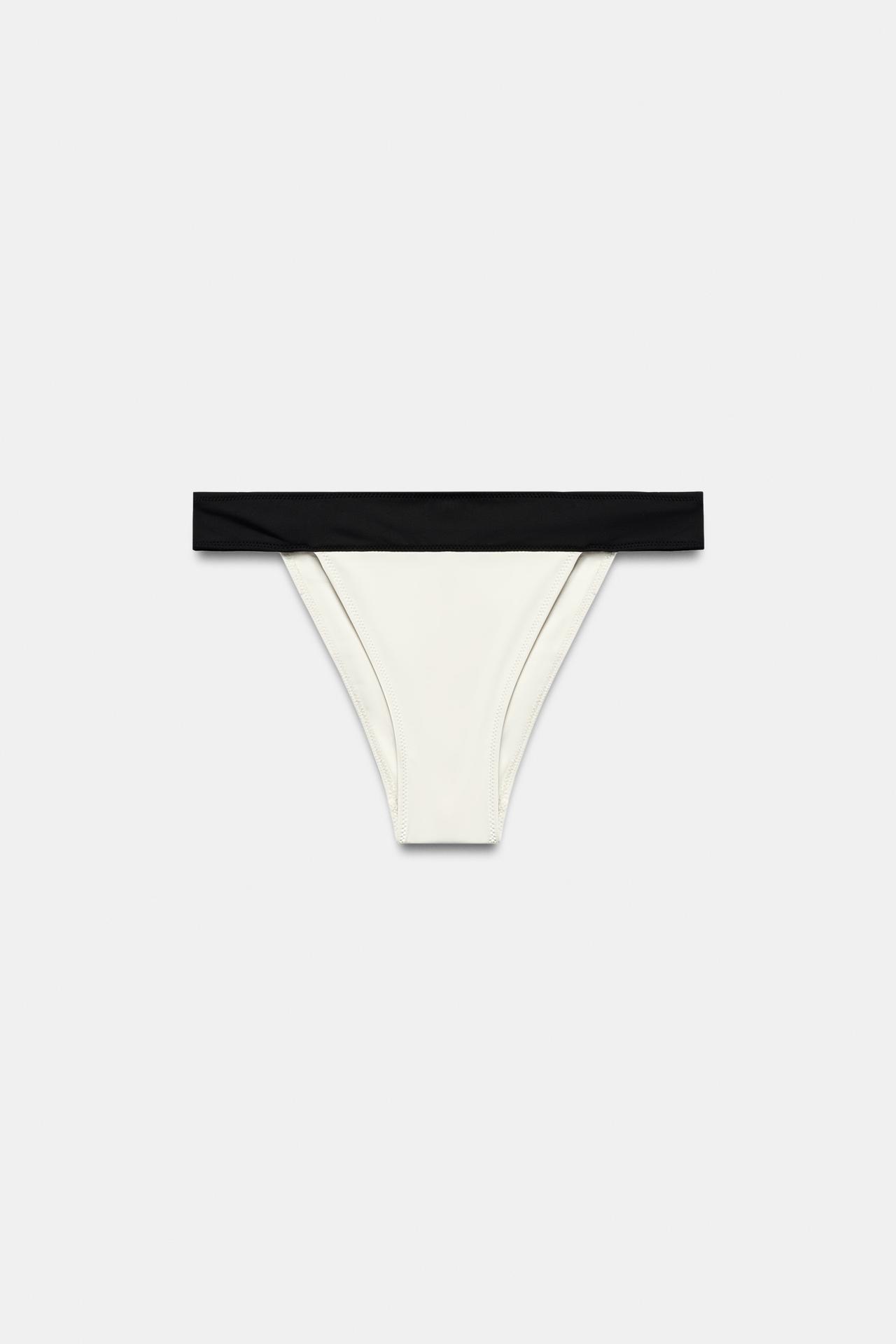 COMBINATION BIKINI BOTTOMS — Ecru