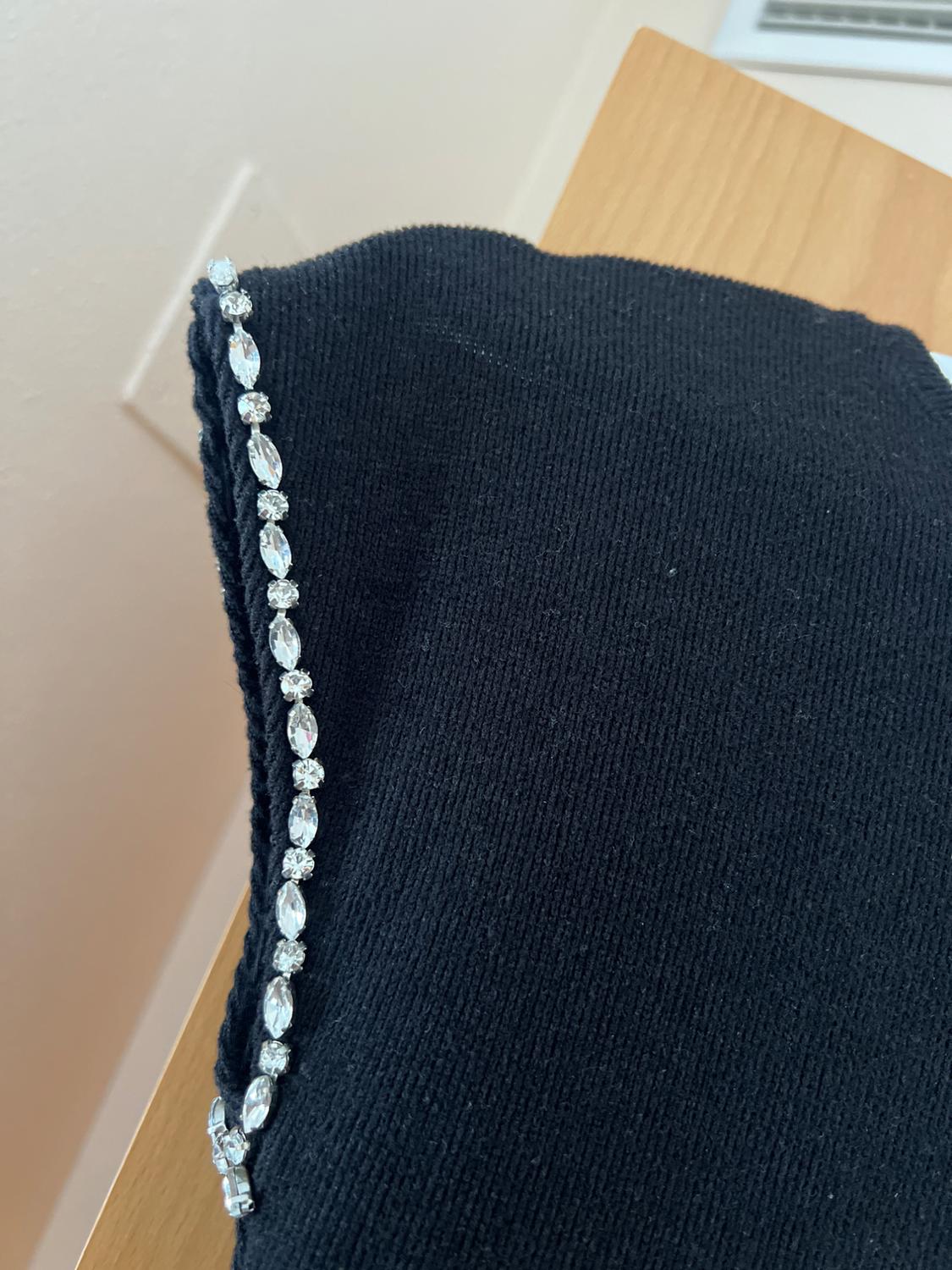 SUÉTER SIN MANGA DETALLE PIEDRAS - Image 2