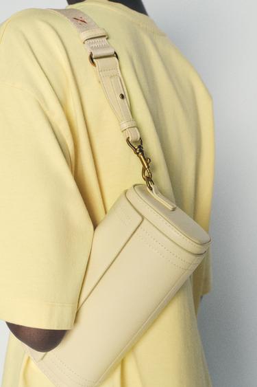 KABELKA PŘES RAMENO - Vanilková žlutá od Zara - Obrázek 0