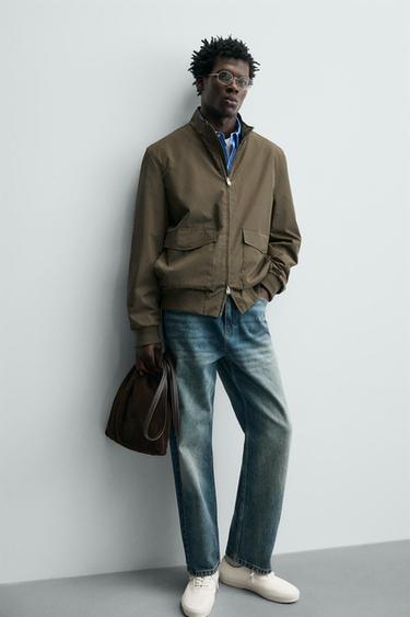 BLOUSON LÉGER DÉPERLANT - Beige clair de Zara - Image 5