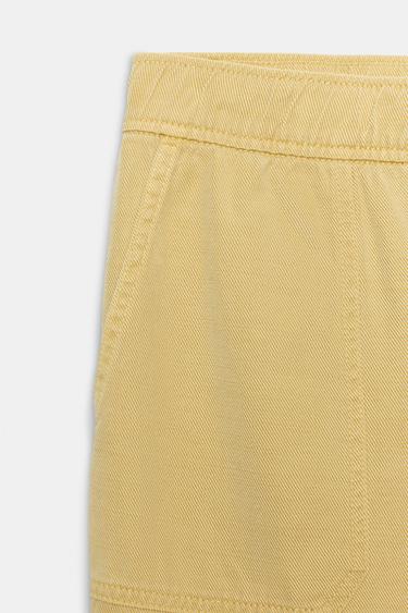 ELASTIC WAIST TROUSERS - Mid-yellow by Zara - Image 7