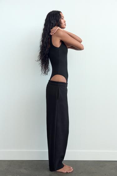 BODY CÔTELÉ - Noir de Zara - Image 4