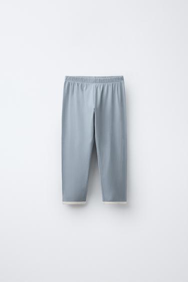 2-6 ANS/ PYJAMA CÔTELÉ UNI - Bleu / Gris de Zara - Image 3