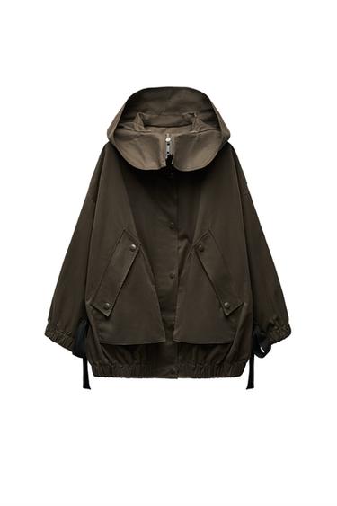 ΠΑΡΚΑ OVERSIZE ΜΕ ΚΟΡΔΟΝΙΑ ZW COLLECTION