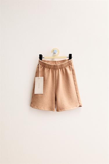 ZARA TIMELESS - SHORT UNIE - Orange clair de Zara