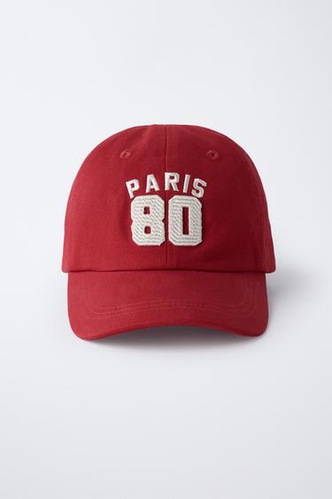 GORRA VARSITY - Rojo de Zara