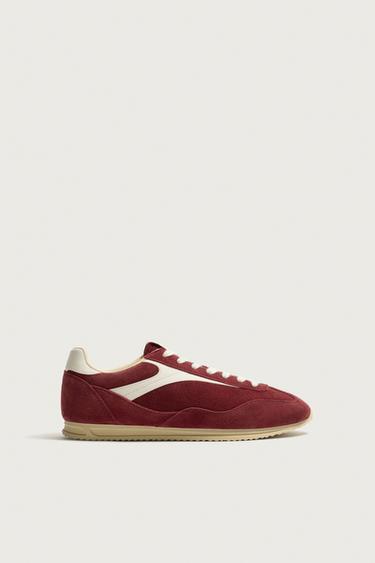 LARRUZKO ZAPATILA RETRO - Gorria, Zara-rena