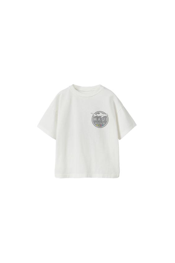 REFLECTIVE MAUI & SONS ® T-SHIRT - Oyster-white | ZARA Australia