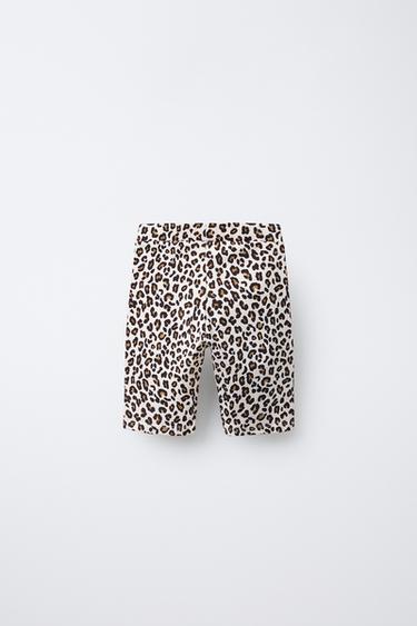 LEGGING CYCLISTE IMPRIMÉ ANIMAL PRINT - Leopard de Zara - Image 1